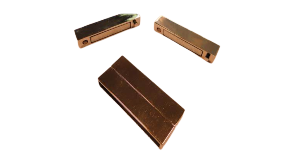 Zamak magnetic claps MGL-154-46*4mm-steel