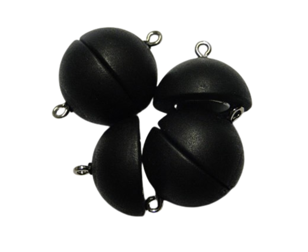 brass magbetic clasp-MGL27-10mm-Black