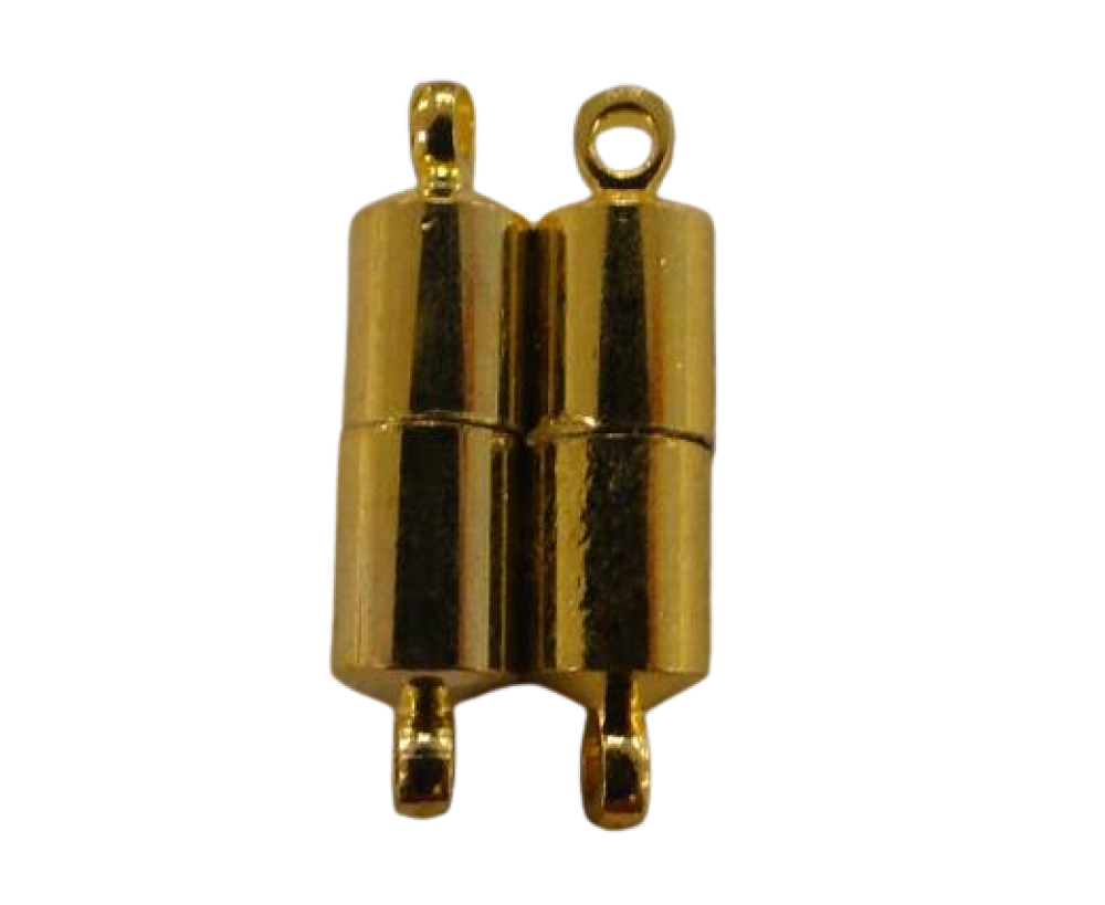 Brass Magnetic clasp Gold MG 8 5mm