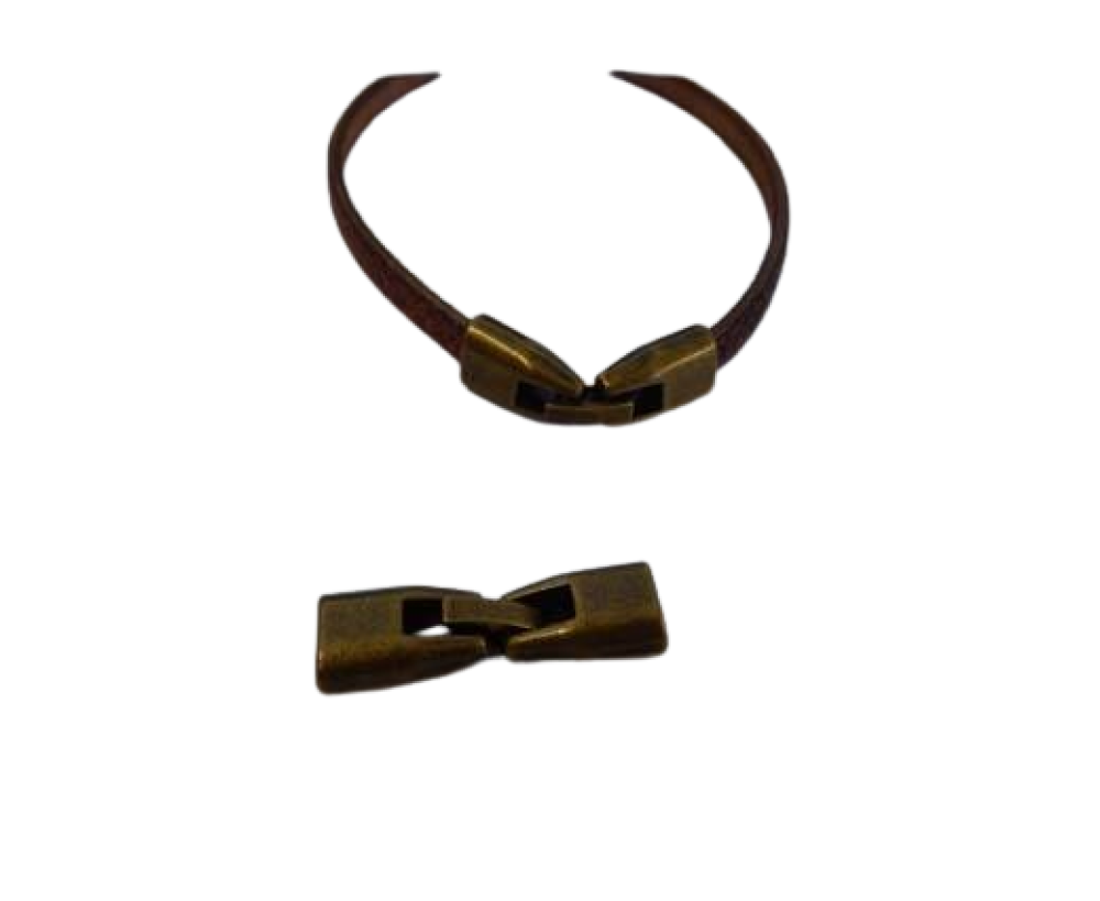 Zamak magnetic clasp -6x3mm-ZAML59-Anti Gold