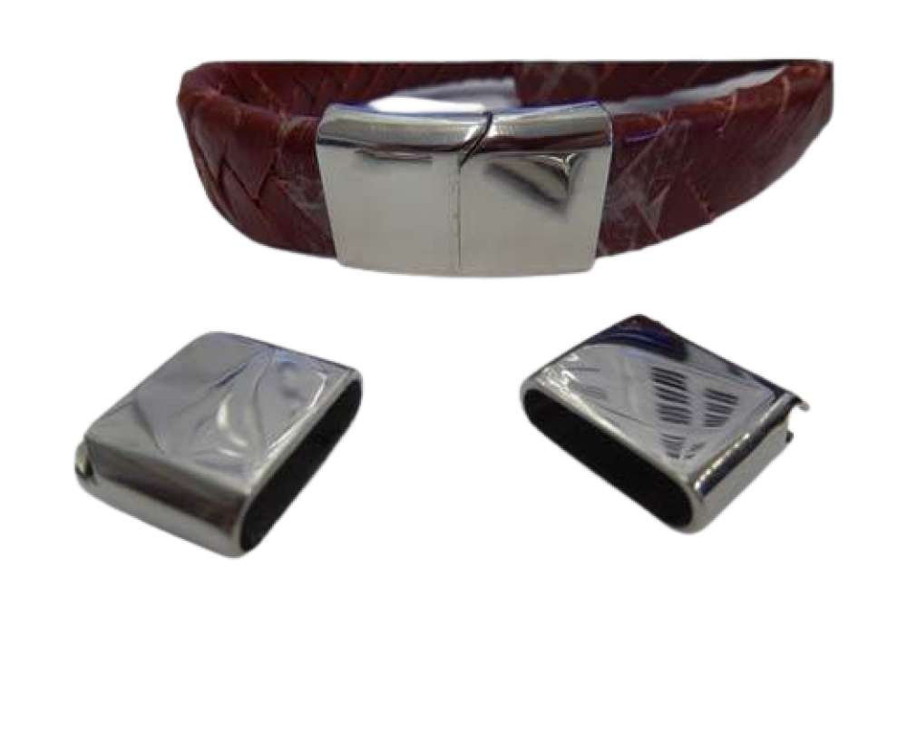 Stainless Steel Magnetic Clasp: MGST-32 10*6mm (Steel)