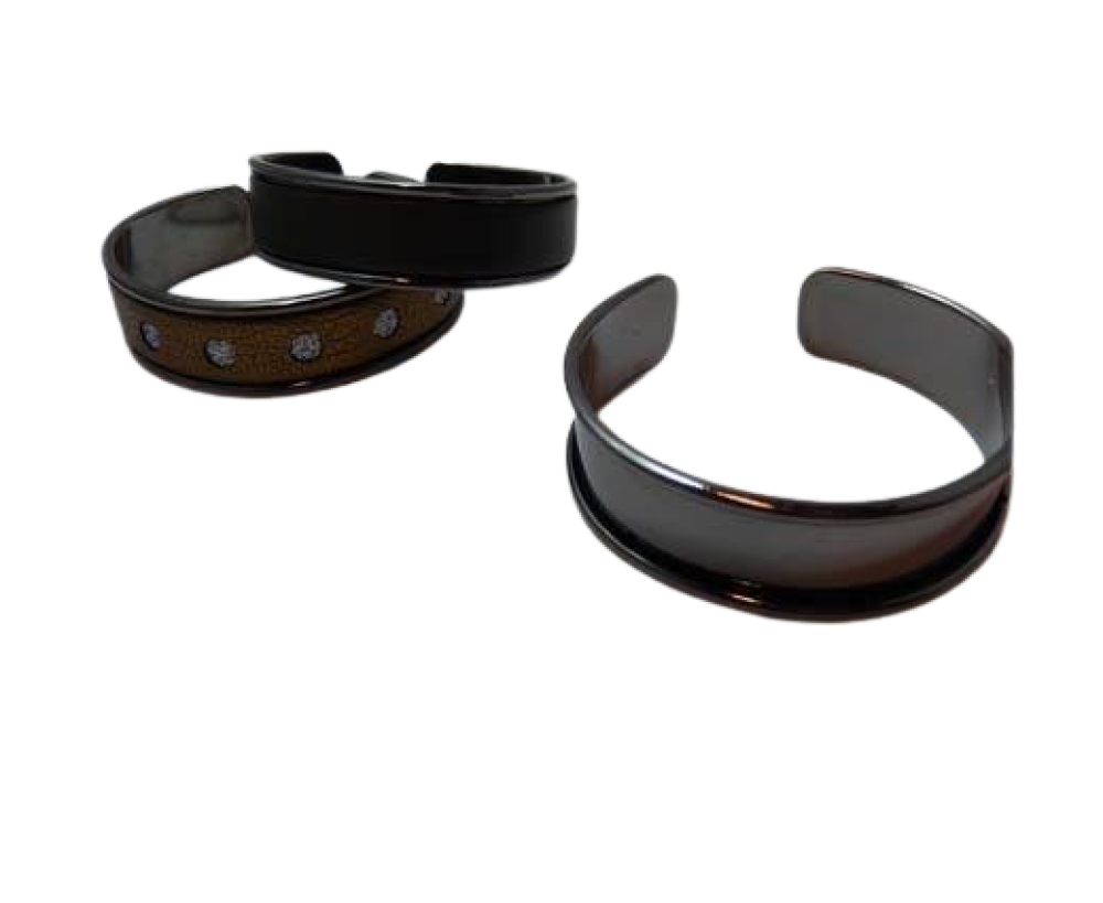 Zamak magnetic claps MGL-383-10mm-Black