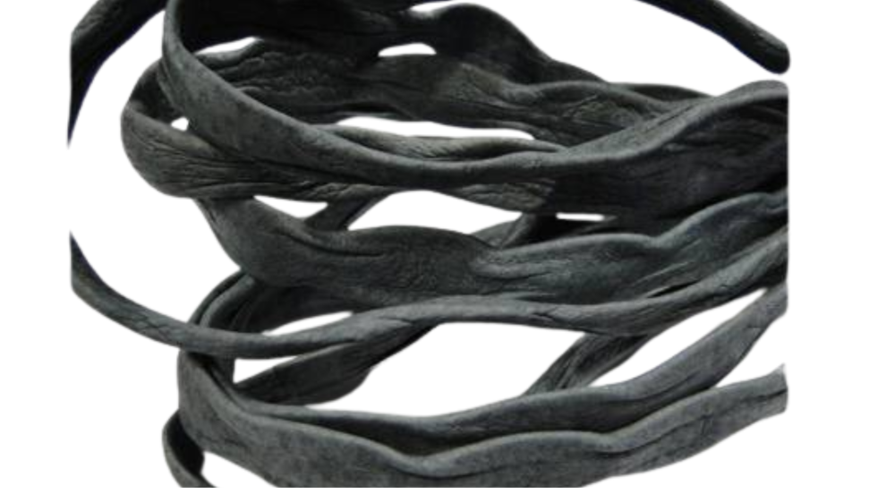 Nappa Leather Flat-snake patch style white-20mm