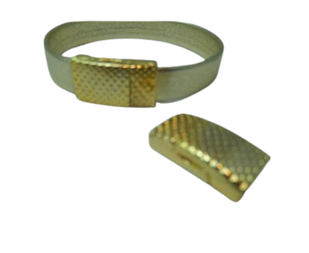 Zamak magnetic clasp: MGL-408 10*2.5mm (Gold)