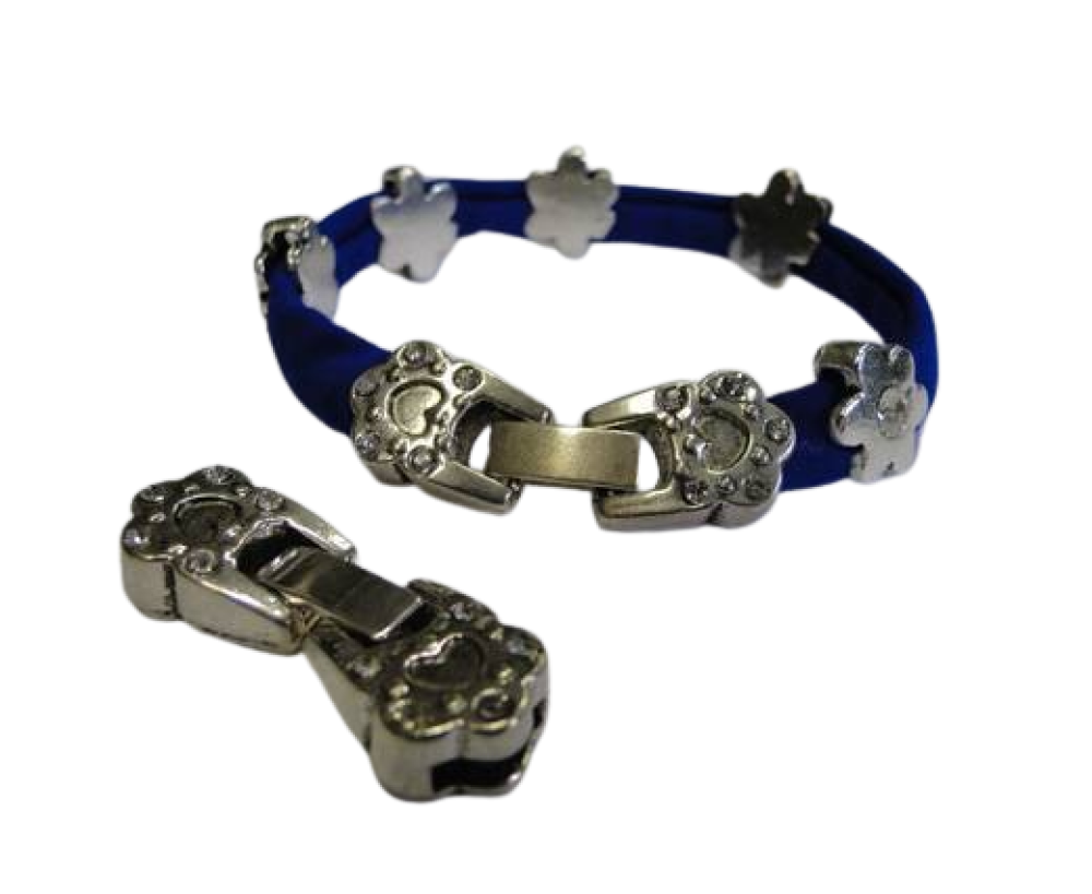 Zamak Snap Lock Clasp: MGL182 9*2mm (Steel)