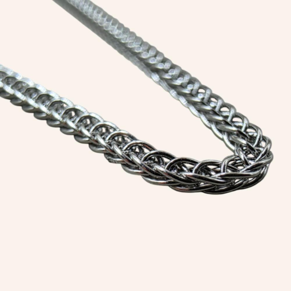 Chopin Chain Necklace - Silver - 1mm - Item 1000