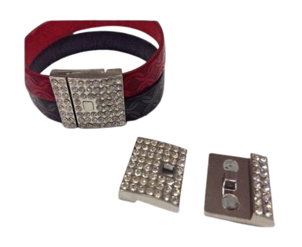 Zamak magnetic claps: MGL-255 18*2.5mm (Steel)