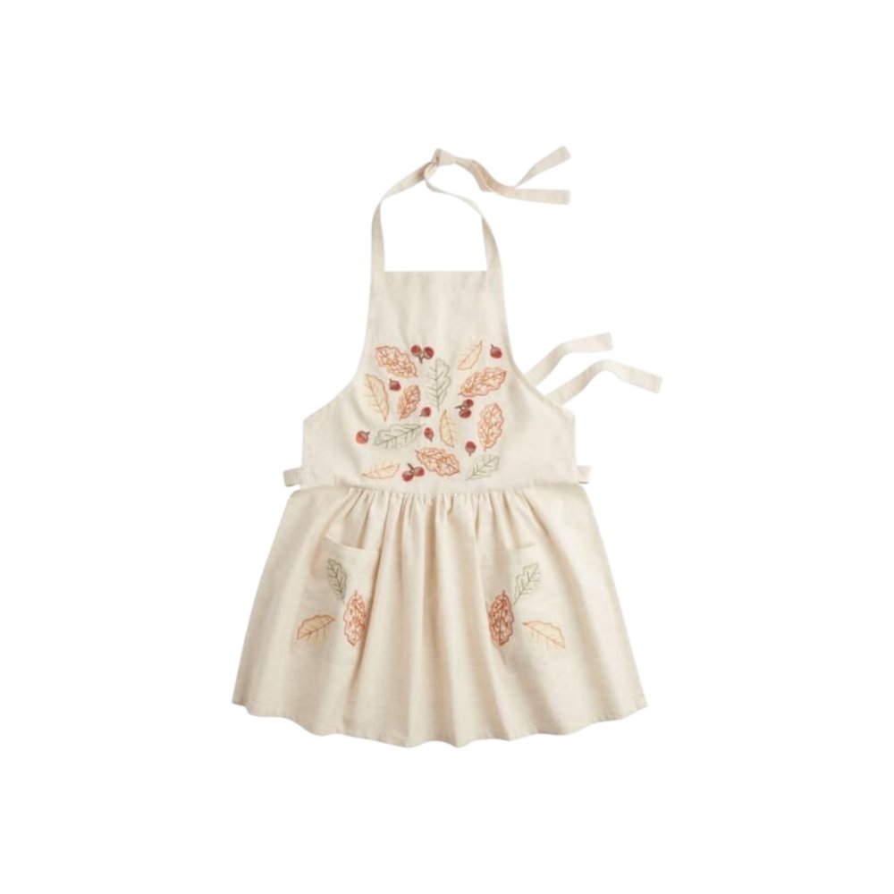 Cream Cotton Apron for Kids