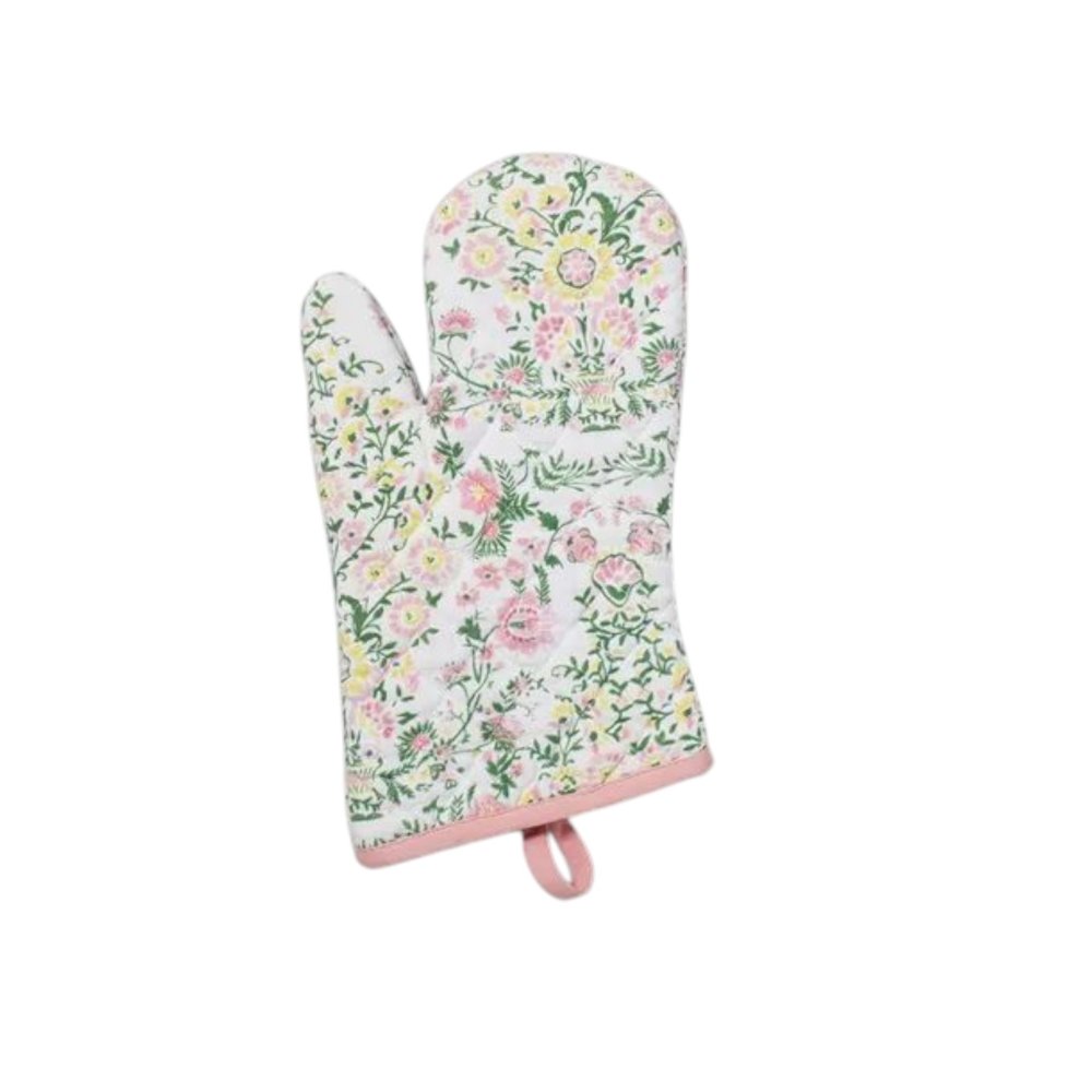 Light Flower Oven Mitt