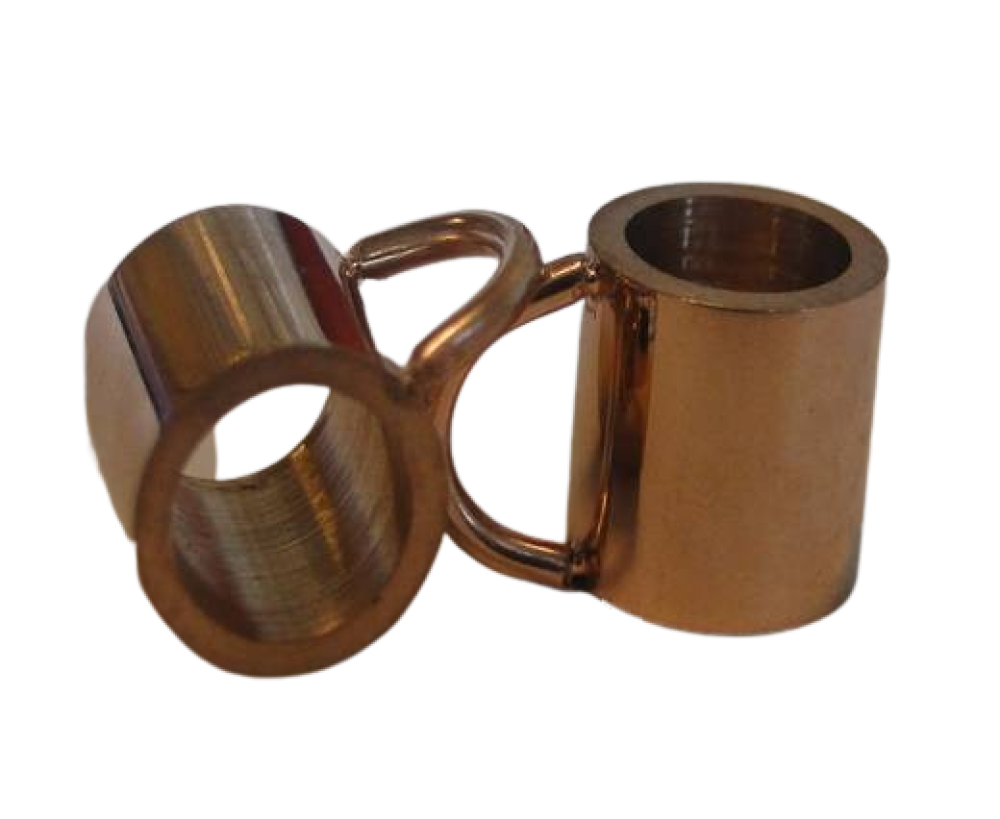 Stainless steel part for leather: SSP-54 5mm (ROSE GOLD)