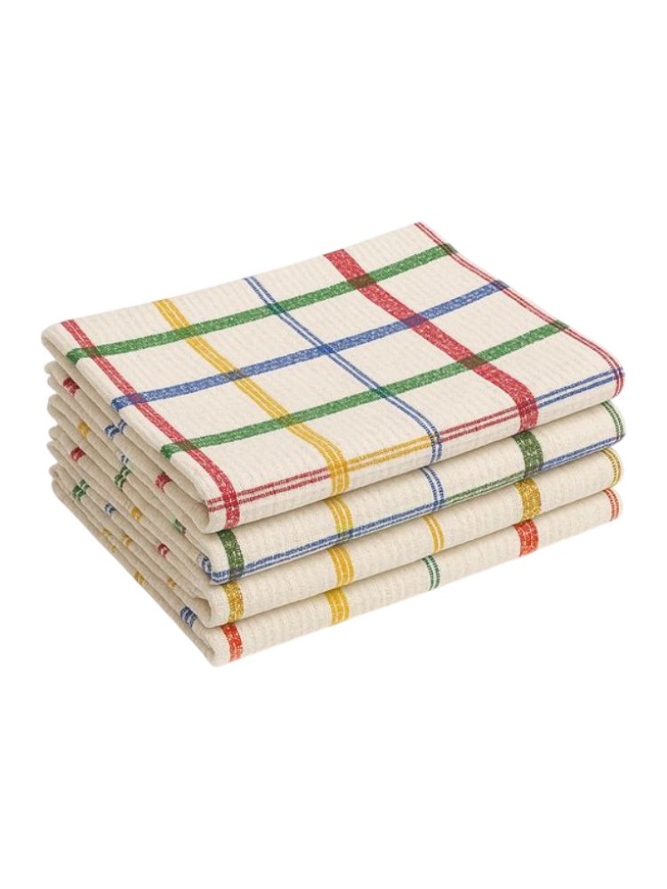Multicoloured Grid Towel