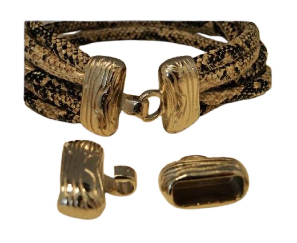 Zamak connector clasp -20x7mm-ZAML33-Gold