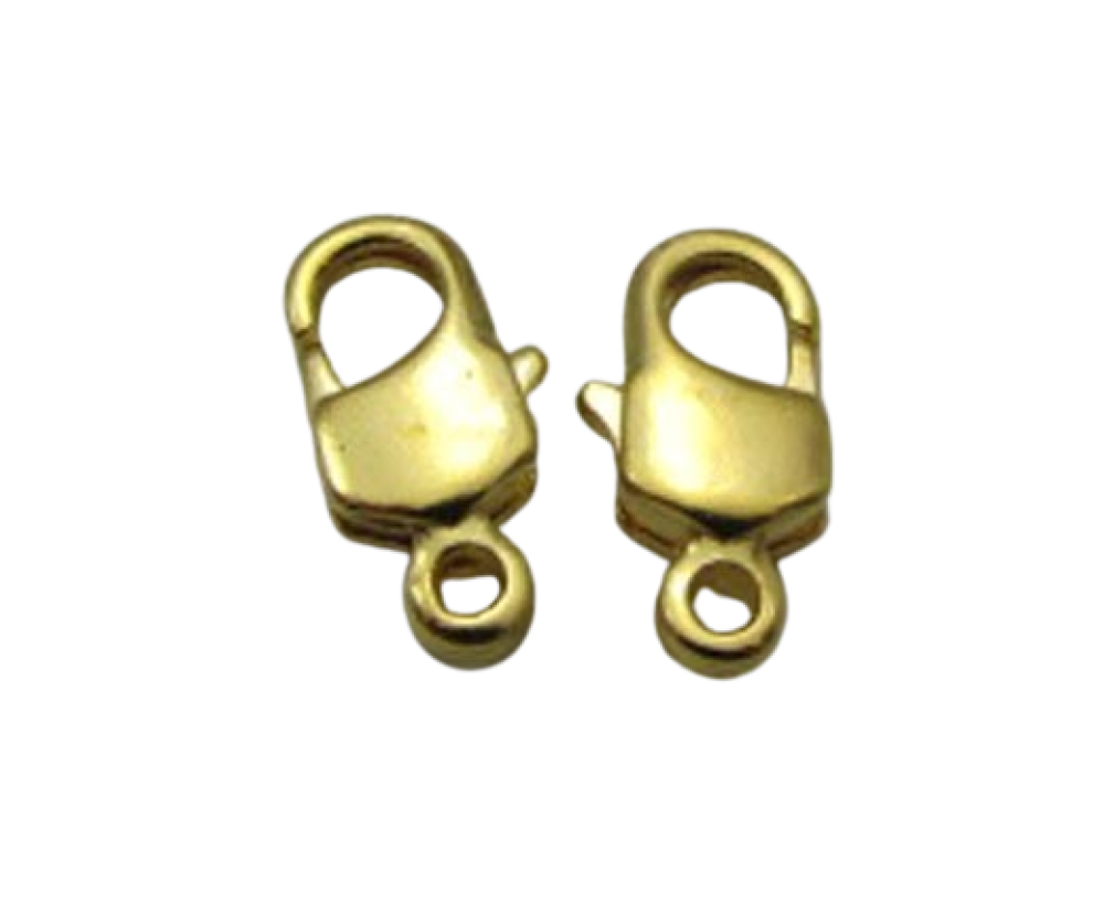 Zamak Lobster Claw Clasp FI7005 - Gold - 5mm