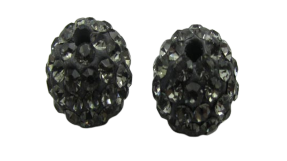 Shamballa-Bead-6mm-Smokey quartz