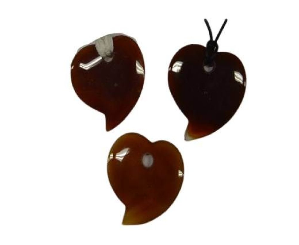 Semi Precious Stones Pendant: 21 (mixed brown)