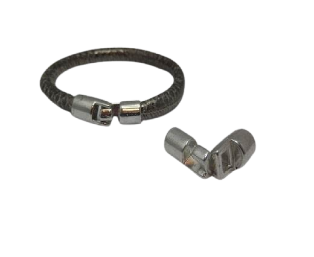 Zamak Hook Clasp: MGL-392 6mm (Antique silver)