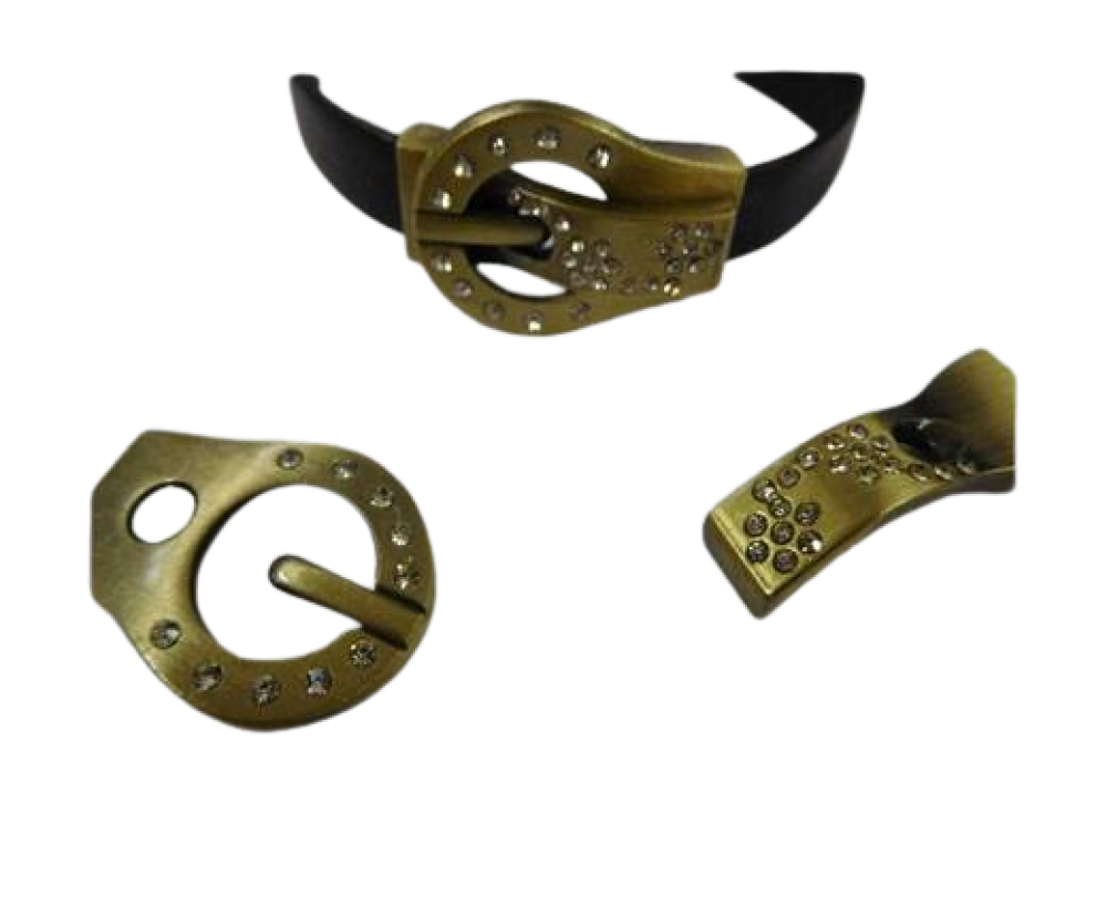 Zamak magnetic clasp: MGL-194 10*2mm (Gold)