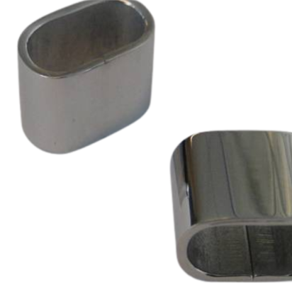 Stainless steel part for leather: SSP-51 9*4.5mm (Steel)