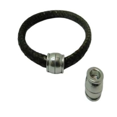 Zamak magnetic clasp: MGL 370 6mm (Antique Silver)