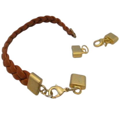 Zamak magnetic clasp: ZAML03 10x3mm (Gold)