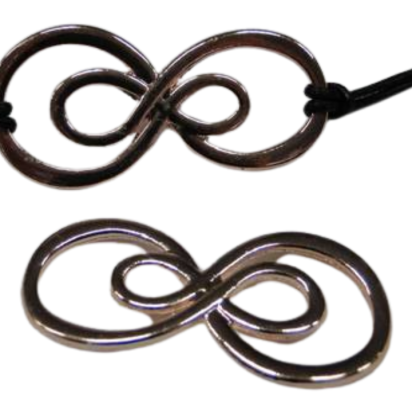 Zamak charm CA-4742-Rose gold