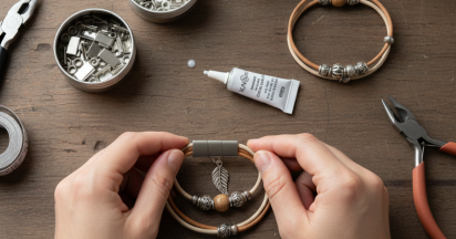 How to make layered charm bracelets with magnetic clasps?