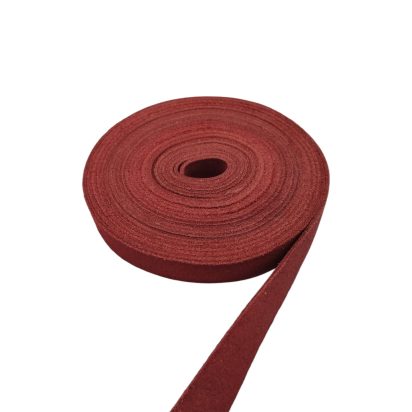 Real Suede Cords-15mm-Red
