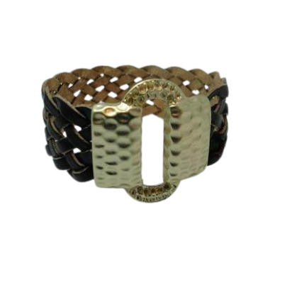 Zamak Belt Buckle Style Clasp: MGL-319 15x3,5mm (Gold Matt)