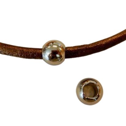 Stainless steel part for round leather: SSP-36 5mm (Steel)