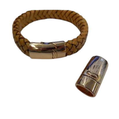 Zamak magnetic clasps: ZAML-78 10*6.5mm (Rose Gold)