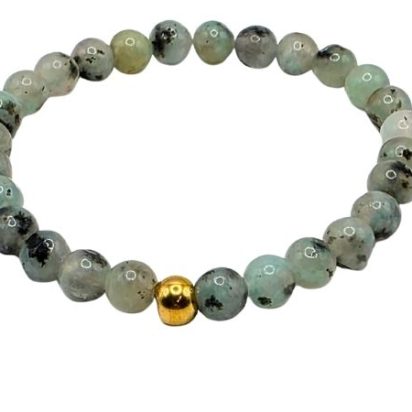 Labradorite Gemstone Bracelet: Style-545 (6mm)