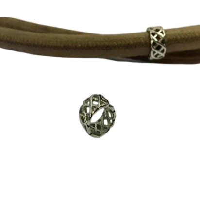 Stainless steel part for leather: SSP-679 8mm (Steel)