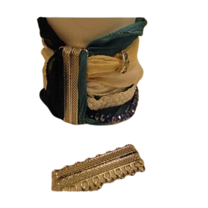Zamac magnetic clasp MGL-146-40mm-Gold