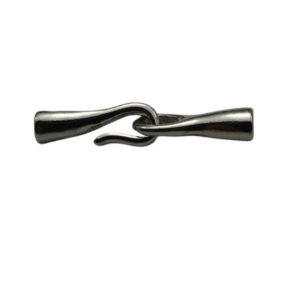 Zamak Hook Clasp: ZAML 01 3.5mm (steel)