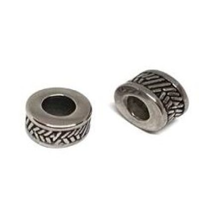 Stainless steel part for round leather: SSP-775 5MM (Steel)