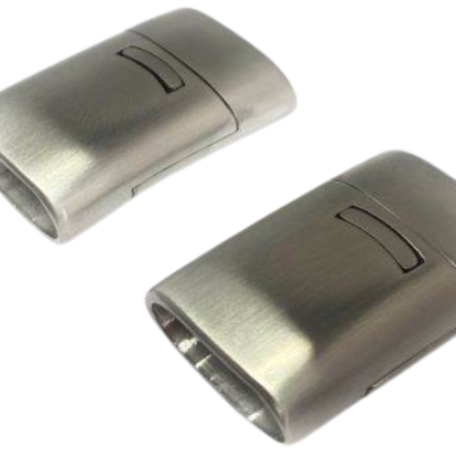Stainless Steel Magnetic Clasp: MGST-58 16,5*7,8mm (steel matt)