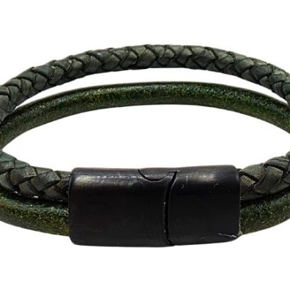 Combination Leather Bracelet - Style 195