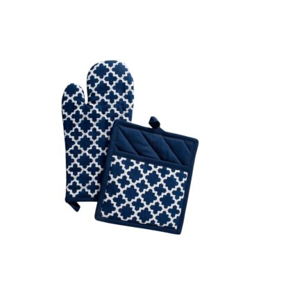 Dark Blue Oven Mitt