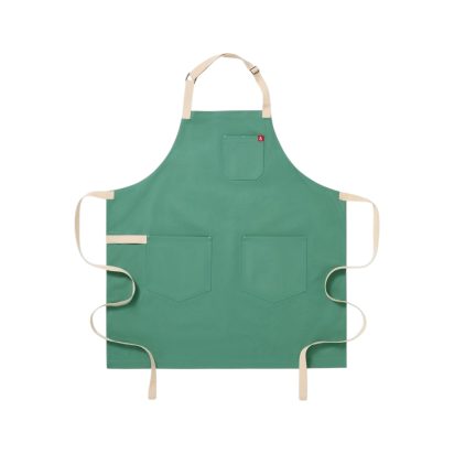 Turquoise Blue Cotton Apron