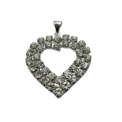 Crystals Pendant: CA-4117 Heart