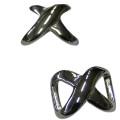 Stainless steel part for leather: SSP-296 7mm (Steel)