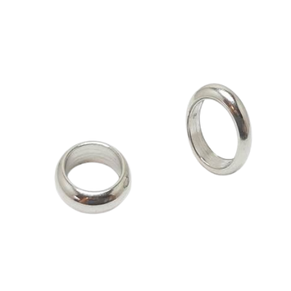 Stainless steel part for leather: SSP-784 6mm (steel)