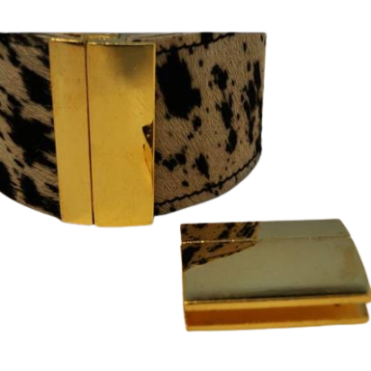 Zamac magnetic clasp: ZAML-70 40*3mm (Gold)