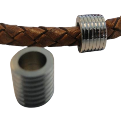 Stainless steel part for leather: SSP-58 6.2mm (Steel)
