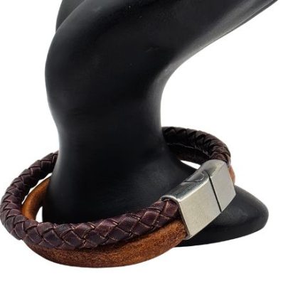 Combination Leather Bracelet - Style 191
