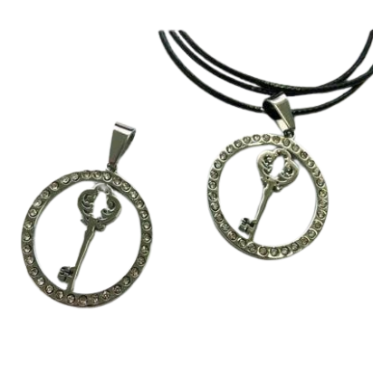 Stainless Steel Pendants: SSP-718 29mm (Steel)