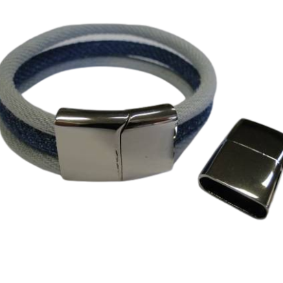 Stainless Steel Magnetic Clasp: MGST-32 18*5mm (Steel)