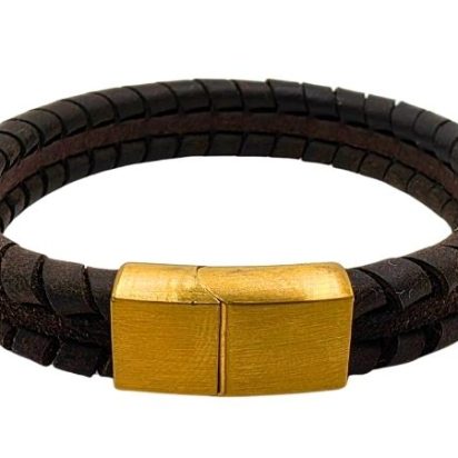 Bruges Braided Leather Bracelet - Style 257