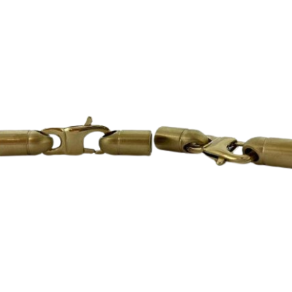 Stainless Steel Lobster Claw Clasp: MGST108 6mm (Gold Matt)