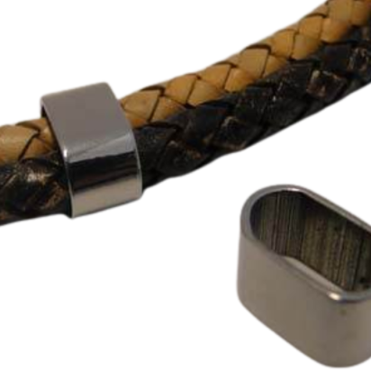 Stainless steel part for leather: SSP-612 12*6mm (Steel)